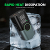 Portable Cordless Air Compressor for Car & Bike Tires with Digital Pressure Gauge and Tire Pressure Monitor