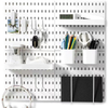 Multi-functional Wall Mount Office Display Pegboard Hanging Wall Mount Holder Peg Board Display Storage Shelf