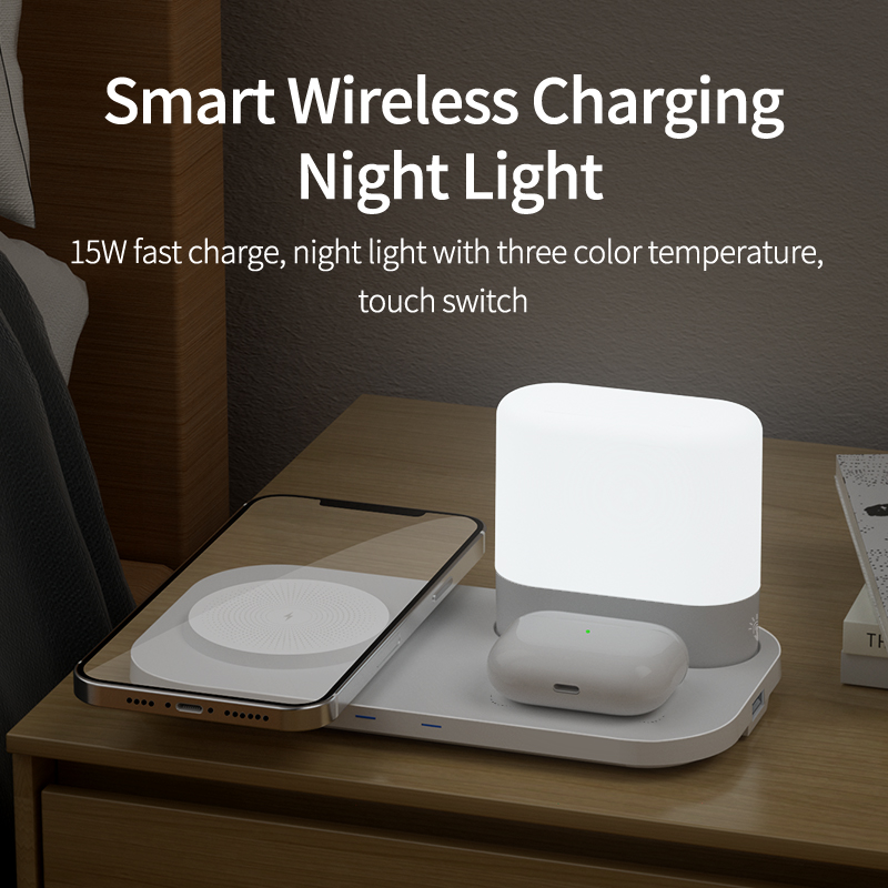 Wireless Charging Stand Night Light