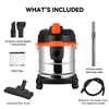 1400W 20L Long Cable Ash Vacuum Cleaner Stainless Steel Body Multi-Purpose Industrial Home Wet And Dry Vacuum Cleaner