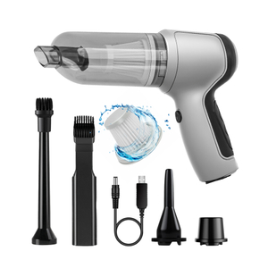 120W Handheld Vacuum Cleaner Detachable Rechargeable Cordless Mini Car Portable Air Duster Gun for Car Home Use