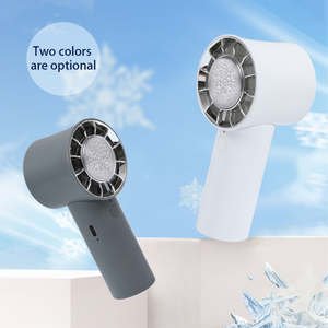 3-speed Rechargeable Mini Fan Portable Handheld USB Hand Fan Cooling Function Outdoor Ice Mist Air Cooler Fan