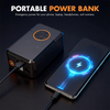 150Psi DC Battery Powered Car Tire Inflator Portable Mini Tire Air Pump with Power Bank