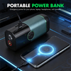 Portable Cordless Air Compressor for Car & Bike Tires with Digital Pressure Gauge and Tire Pressure Monitor