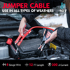 Car Emergency Kit with Portable Air Compressor, First Aid Kit, Jumper Cables, Roadside Safety Emergency Tool Kit