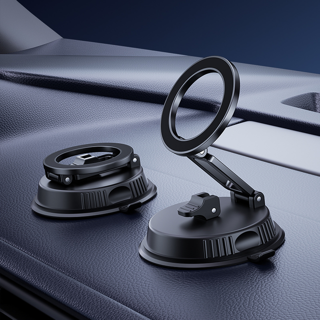 Newest Design Folding Magnetic Phone Holder for Car Suction Mobile Holder Mount